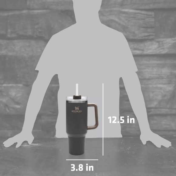 NEW Stanley Adventure Quencher 40oz Tumbler Coal - Picture 4 of 11